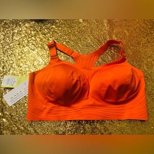 Vibrant Orange Women's Sports Bra